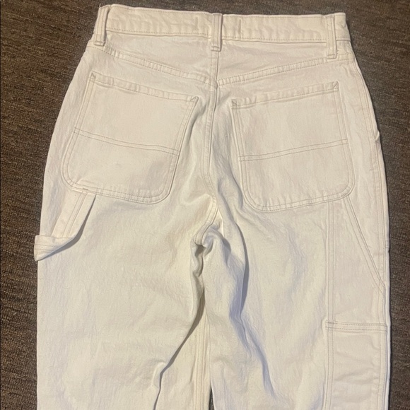 Abercrombie & Fitch Women's High Rise Jeans - White - Picture 6 of 6